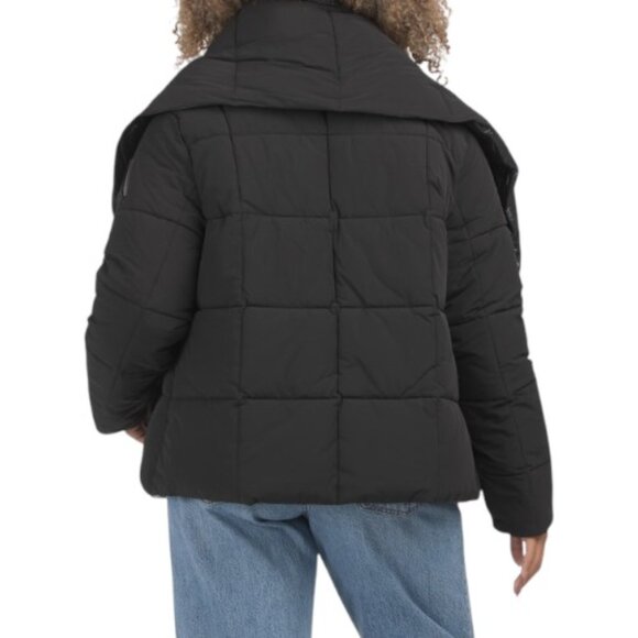 ALPENHAUS 2-in-1 Reversible Stretch Puffer Coat With Detachable Scarf - Picture 2 of 3